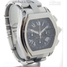 Luxury Mens Black Dial Automatic Stainless Steel Mens Sport Watch Pa