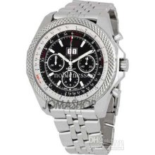 Luxury Mens Stainless Steel Black Dial Automatic Men's Sport Watches