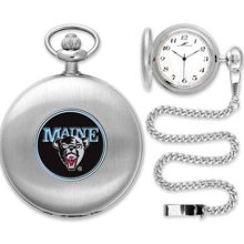 Maine Black Bears NCAA Silver Pocket Watch ...