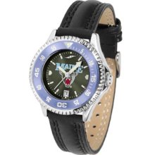 Maine Black Bears Womens Leather Anochrome Watch