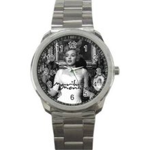 Marilyn Monroe Vol 2 Unisex Silver-Tone Sports Metal Watch 08