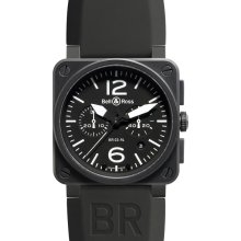 Men's Bell & Ross BR 03-94 Chronograph Carbon Watch