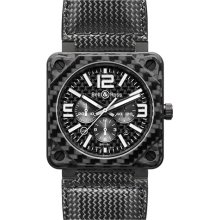 Men's Bell & Ross BR 01-94 Chronograph Carbon Fiber Watch