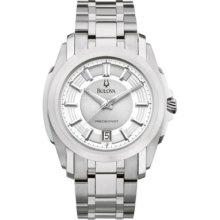 Men's Bulova Precisionist Longwood Stainless Steel Watch