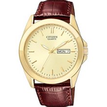 Men's Citizen Quartz Strap Watch