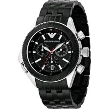 Men's Emporio Chronograph Stainless Steel Watch