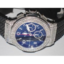 Mens Hublot Big Bang Chronograph Diamonds Everywhere Display Model