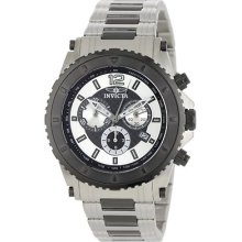 Mens Invicta 1010 Ii Collection Swiss Chronograph Stainless Steel Watch