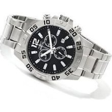 Mens Invicta 1978 Swiss Chronograph Stainless Steel Watch