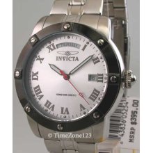 Mens Invicta Steel Sport 10 Atm Day Date New Watch 5254