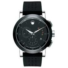 Men's Movado Museum Chronograph Watch with Black Dial (Model: