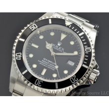 Mens Rolex Sea-dweller Stainless Steel Automatic 40mm Watch 16600 A Series