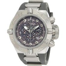 Men's Stainless Steel Subaqua Noma IV Diver Gray Dial Chronograph Rubber Strap