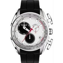 Men's T-Sport Chronograph Black Dial Strap