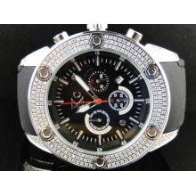 Mens Techno Com Kc Joe Rodeo Master Wwbw Genuine Full Diamond Watch 3.0 Ct