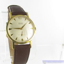 Mens Vintage Gold Filled Gruen WristWatch