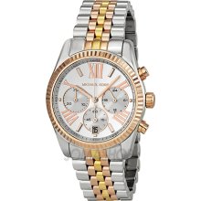 Michael Kors Lexington Chronograph Tri-Tone Ladies Watch MK5735