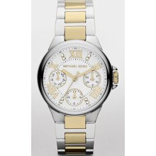 Michael Kors Mk5760 Womens Camille Two Tone Multifunction Dial Watch