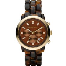 Michael Kors Oversized Tortoise Watch