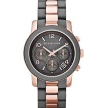 Michael Kors Runway Rose Gold-Tone Chronograph Ladies Watch MK5465