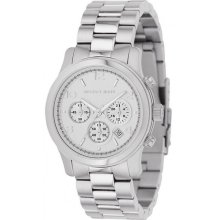 Michael Kors Silver Chronograph Ladies Watch MK5076