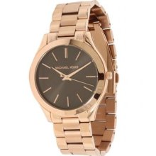 Michael Kors Vintage Classic Slim Runway Rose Gold-tone Ladies Watch Mk3181