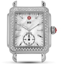 Michele Watch Deco 108 Diamond Mop Dial 16mm Silver Bracelet Mw06v01a1025