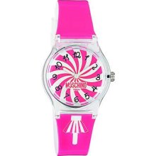 Moschino Ladies Pink Strap MW0321 Watch