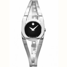 Movado Amorosa Women's Stainless Steel Case Steel Bracelet Watch 606394