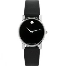 Movado Ladies Museum Strap Black Dial 0604231