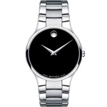 Movado 'Large Serio' Stainless Steel Watch