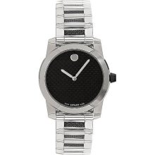 Movado Vizio Carbon Fiber and Stainless Steel Mens Watch 0605932