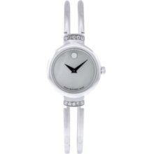 Movado Women's Harmony Swiss Quartz Crystal Accent Stainless Steel Bracelet Watch