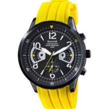 MS921BY Accurist Mens Chronograph Yellow Watch