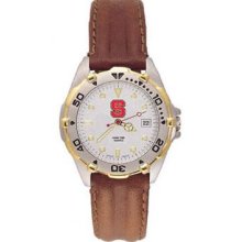 NC State All Star Womens (Leather Band) Watch