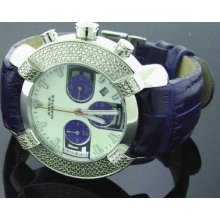 New Aqua Master Round Men's 20 Diamonds Watch