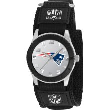 New England Patriots Black Rookie Boy's / Ladies / Youth Unisex Watch