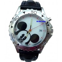 New Men's Disney Mickey Mouse Date Lights Up Ltd Watch