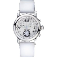 New Montblanc Ministar Quartz Ladies 32Mm Chronograph Watch 102356