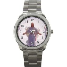 NEW Sport Metal Wristwatch Stainless Jesus Love