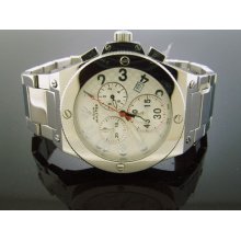 New Swiss Made Aqua Master Silver Face watch