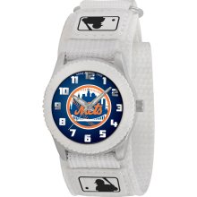 New York Mets White Rookie Youth / Ladies Watch By Gametime Mlb-row-