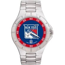 NHL New York Rangers Men's Pro II Bracelet Watch with Full Color ...