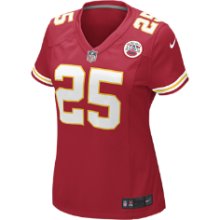 Nike NFL Kansas City Chiefs Jamaal Charles Women's Football Home Game Jersey - University Red