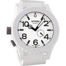 Nixon 51-30 White Rubber Mens Watch A236100