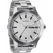 Nixon A263-100 Men's Watch Spur White Dial Day And Date Display