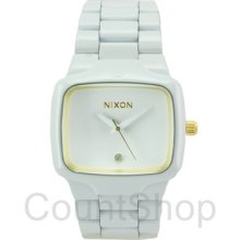 Nixon Player A140 All White/gold | 40mm | 100m |