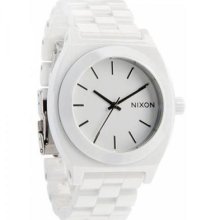 Nixon White Ceramic Analog Mens Watch A250-100