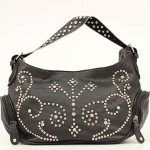 Nocona Scroll Hobo in Black