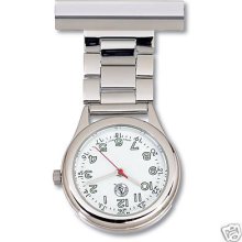 Nurse/ Nursing Medical Lapel Watch Military Time